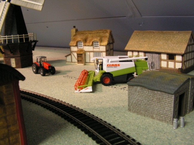 Model Railway Farm Scene