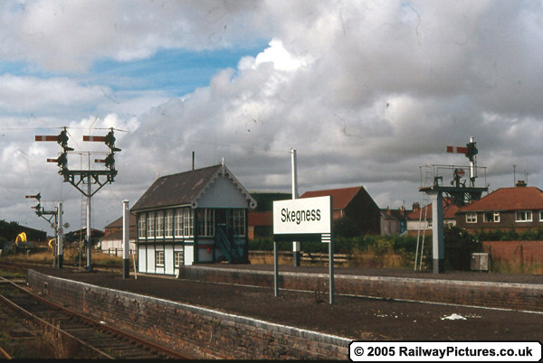 Skegness Signal Box and Station Platform