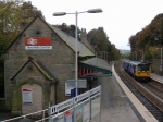 142042 at New Mills Central (14/10/08)